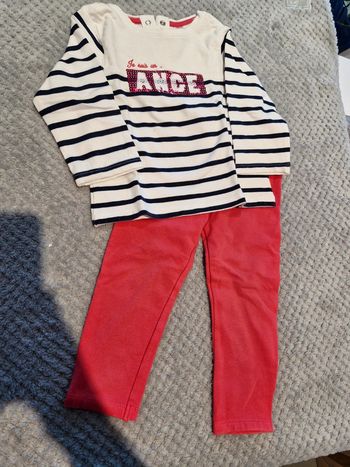Ensemble haut et pantalon Orchestra fille 18 mois