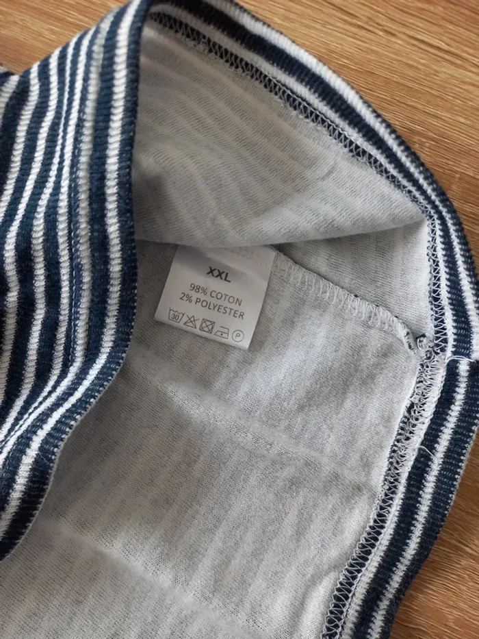 Pull rayé homme XXL - photo numéro 4