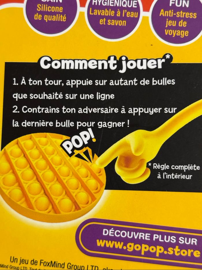 Jeu Go Pop ! - photo numéro 3