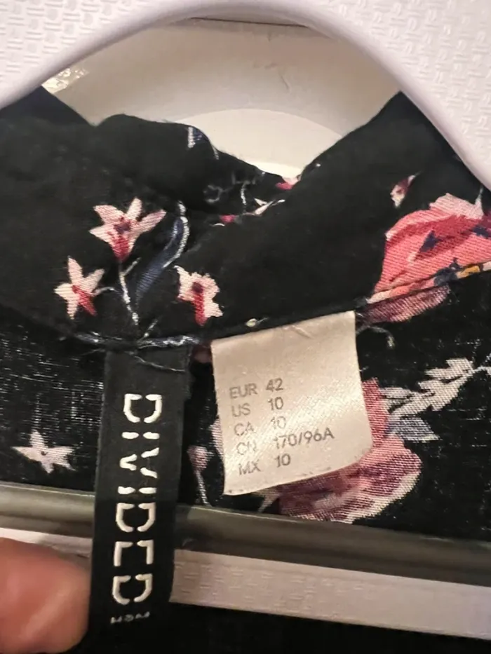 Chemise à fleurs H&M, Divided taille 42 - photo numéro 3