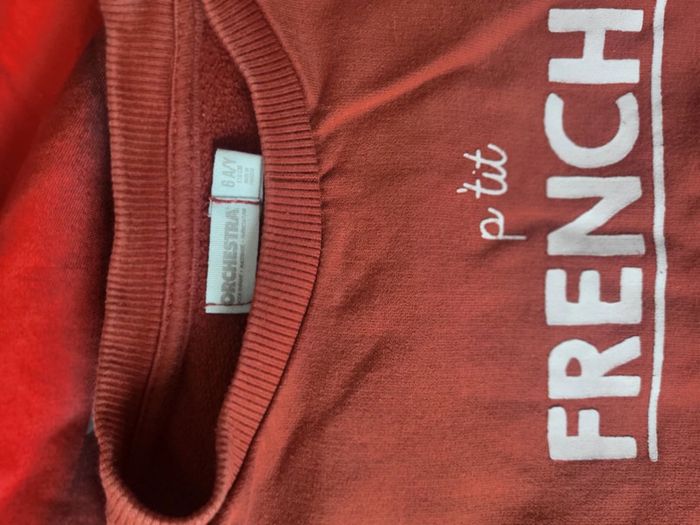 Sweat 6 ans couleur brique - photo numéro 2