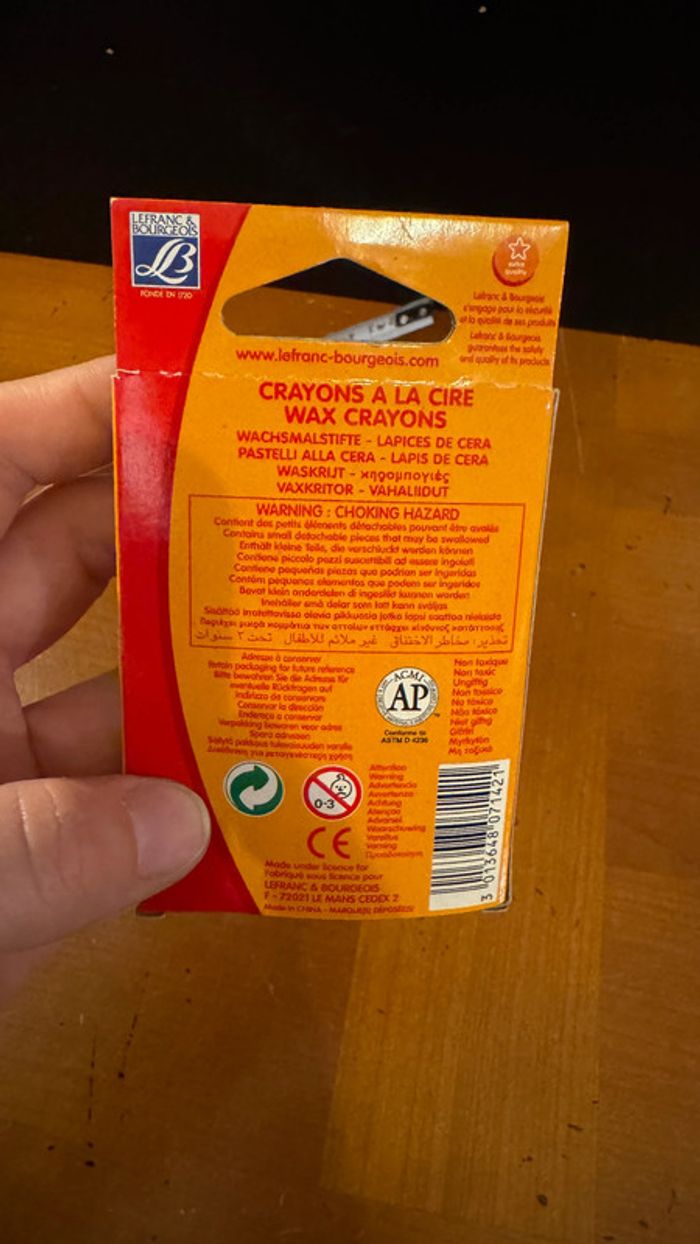 7 crayons à la cire La France Bourgeois - photo numéro 4