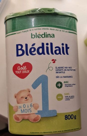 Lot 6 boites Blédilait 