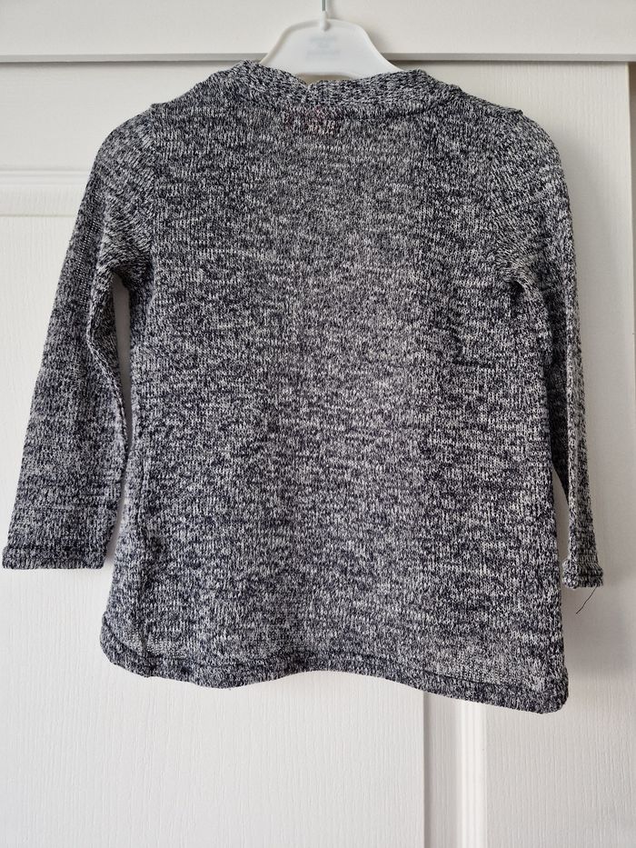 Gilet fin gris Tissaia 5 ans - photo numéro 2