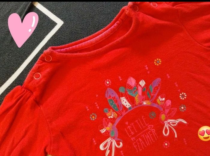 Haut ML T6M rouge - photo numéro 3