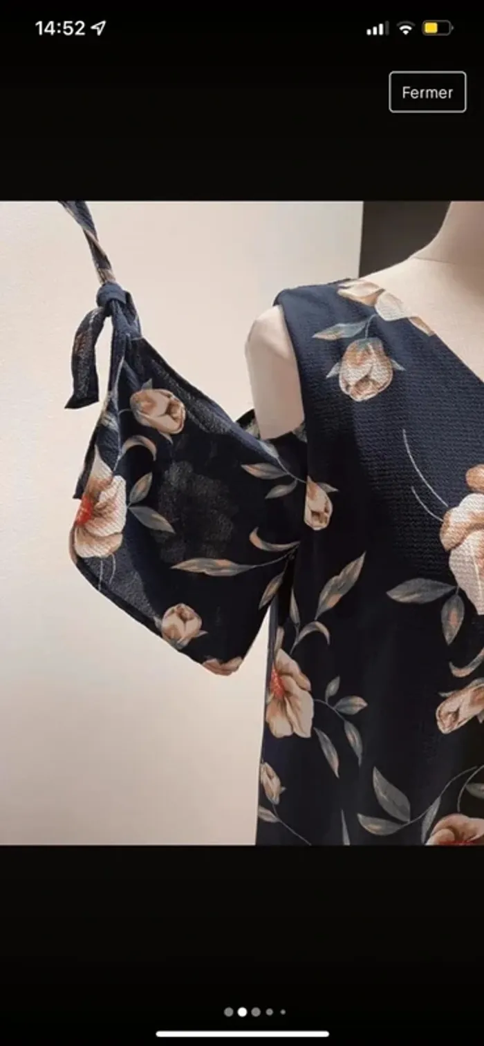 Superbe Robe fleurie fluide 🌸 M 38 - photo numéro 2
