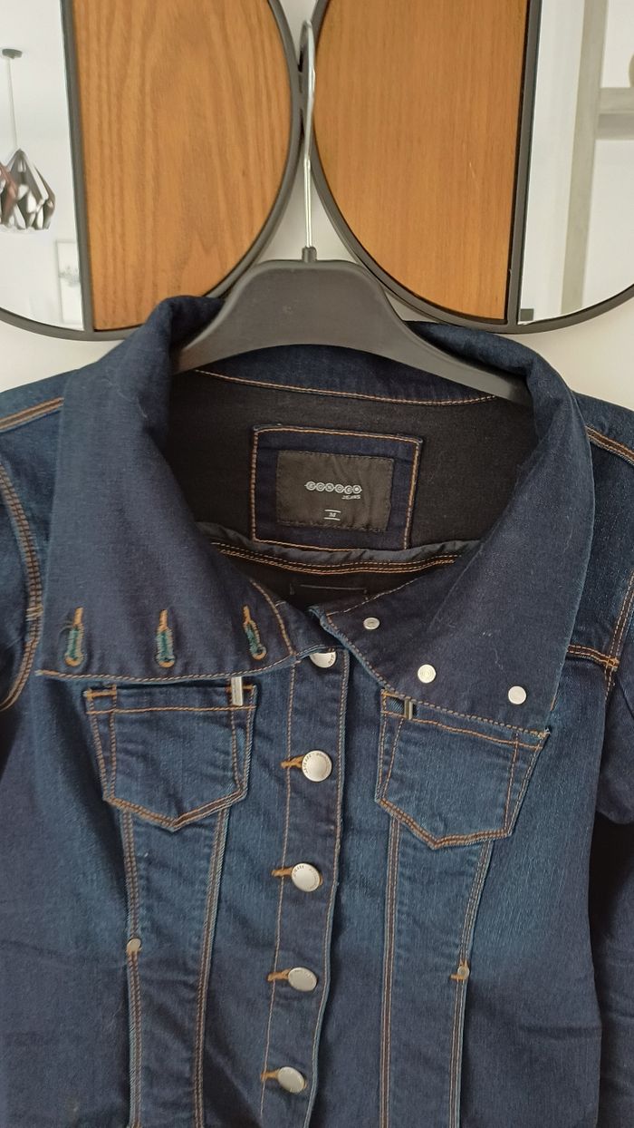 Veste en jeans bleu original Bonobo - photo numéro 7