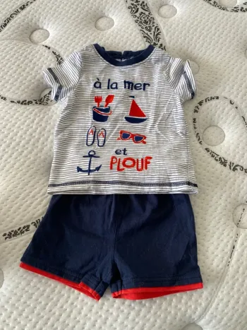 Ensemble plage garçon