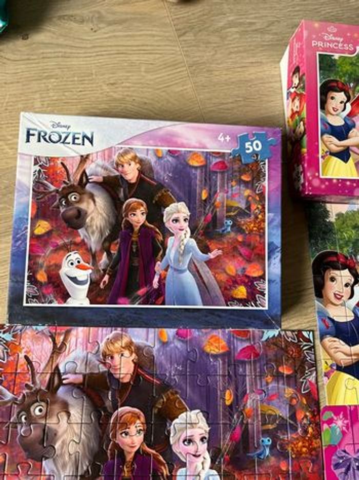 Lot puzzles Disney princess 50 pièces - photo numéro 2
