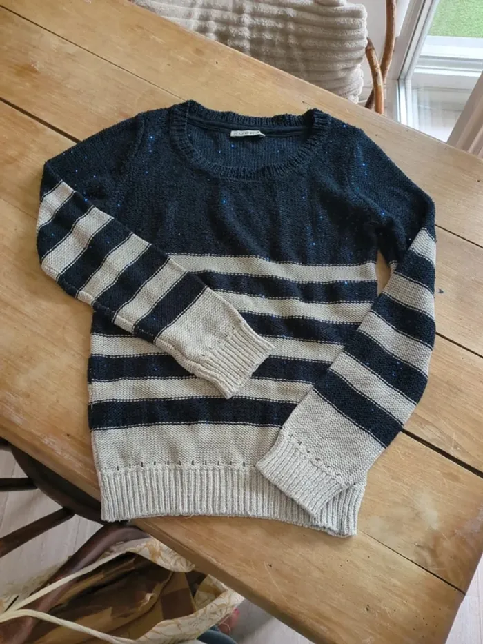 Pull rayé