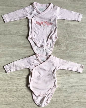 2 bodies roses 0mois (tex baby)