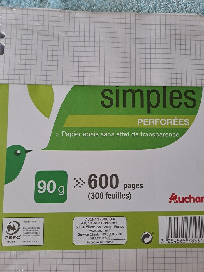 Feuilles simples