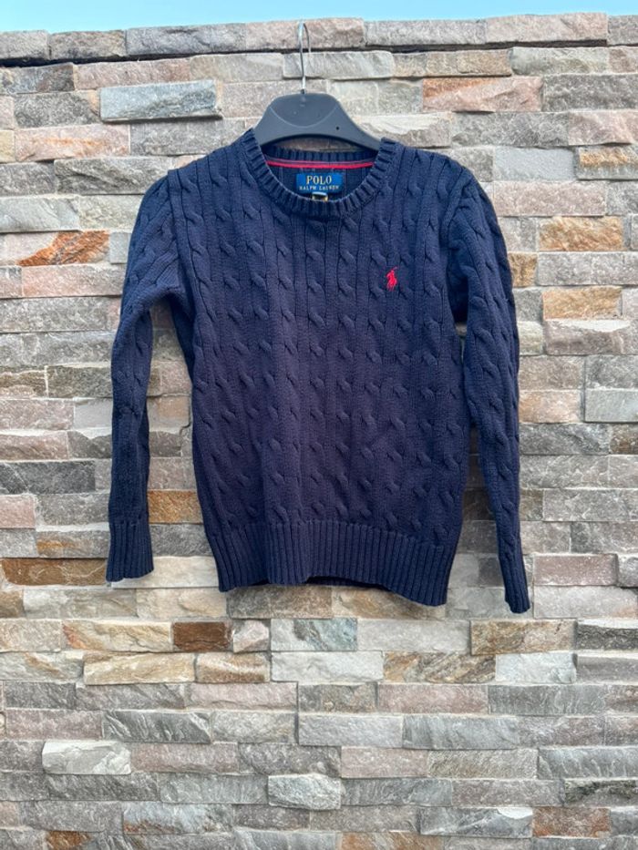 Pull en coton torsade Ralph Lauren