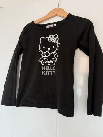 Tee-shirts Hello Kitty noir en 6ans