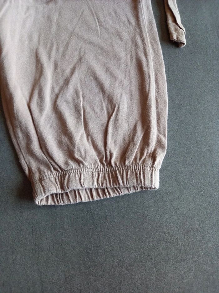 Sarouel 3/4 beige foncé fille 6 ans - photo numéro 2