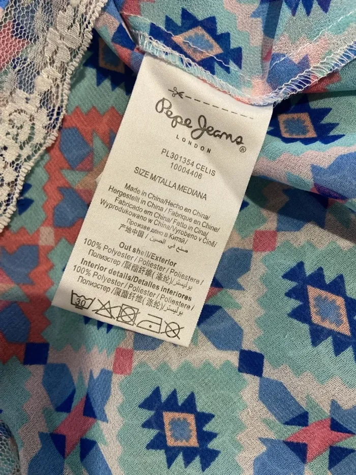 Débardeur dentelle Pepe Jeans Taille M - photo numéro 7