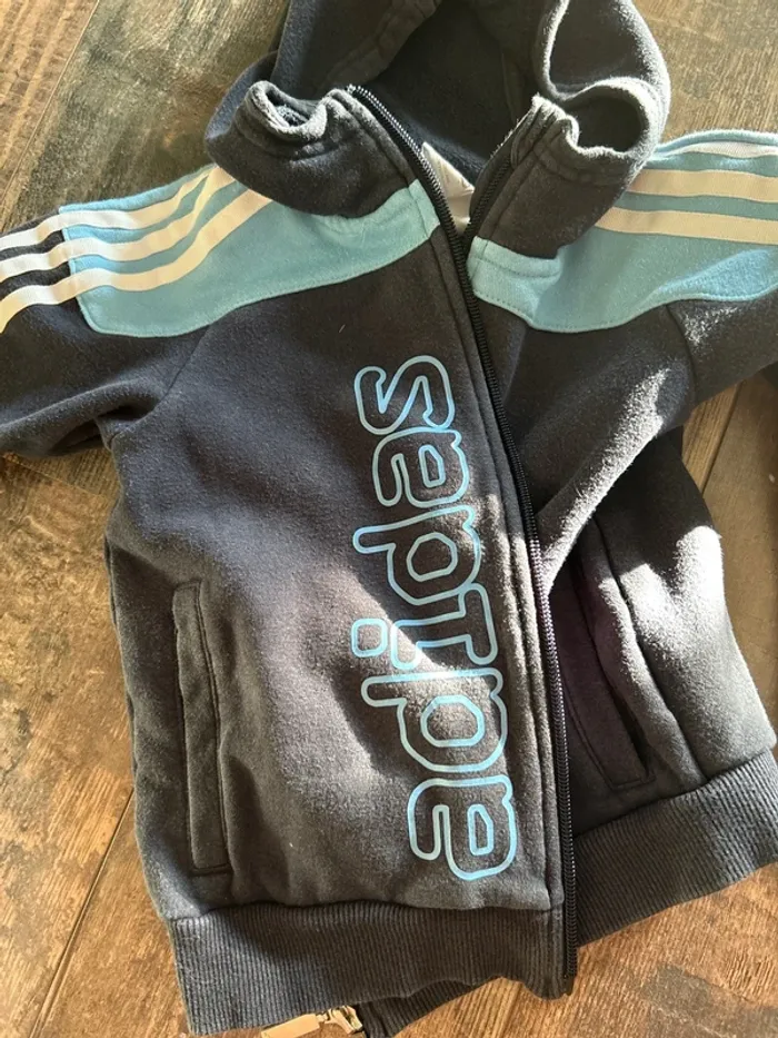 Gilet adidas bleu - photo numéro 5