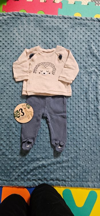 Pyjama 2 pièces 3 mois