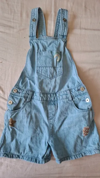 Combishort jean