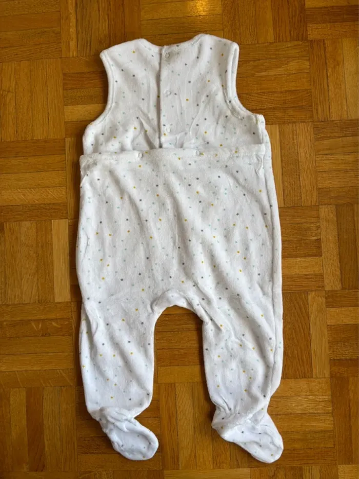 Ensemble pyjama + veste R mini 9 mois neuf - photo numéro 8