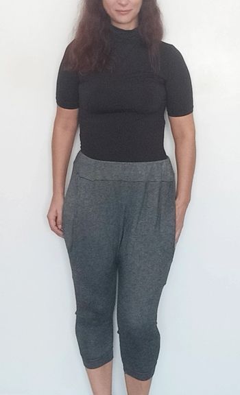 Sarouel court taille unique