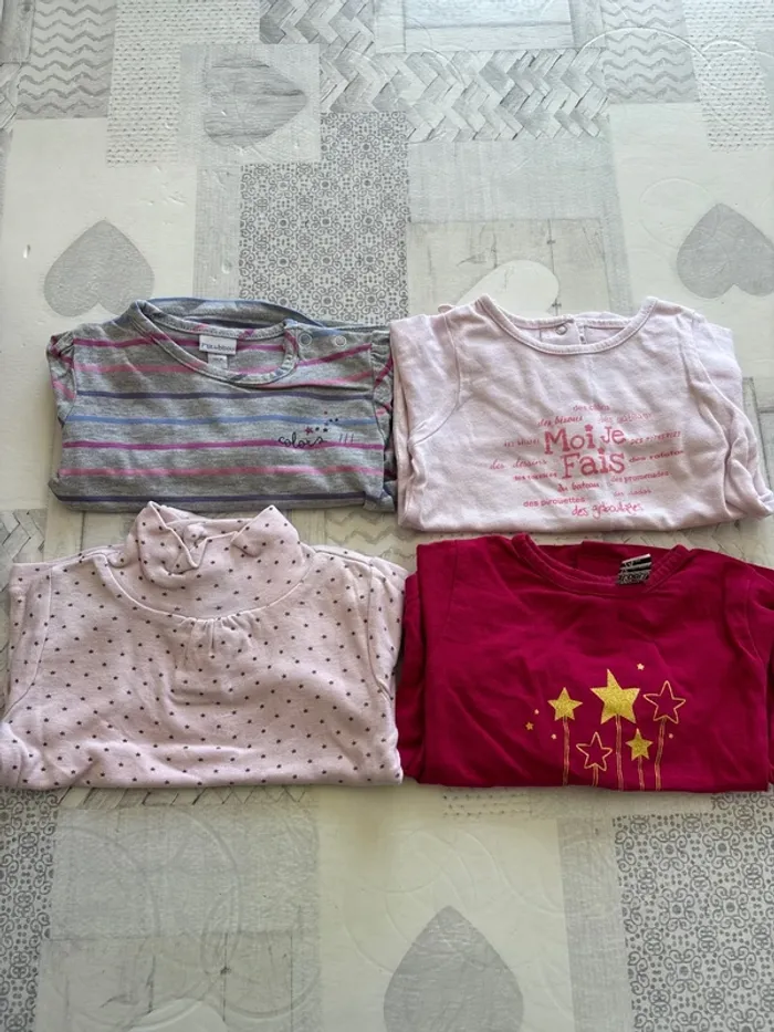 Lot 12 mois tee ml