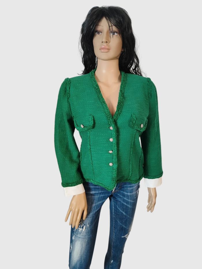 Veste Zara verte - Taille XL - Neuve avec étiquette - photo numéro 2