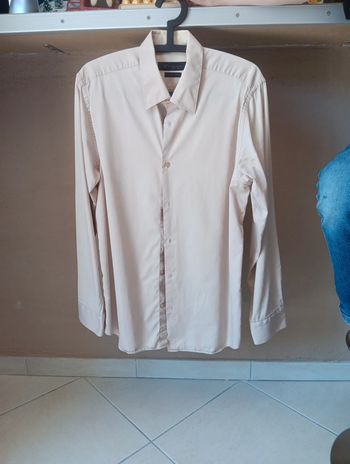 Chemise beige Armand Thiery taille 5 (43-44)