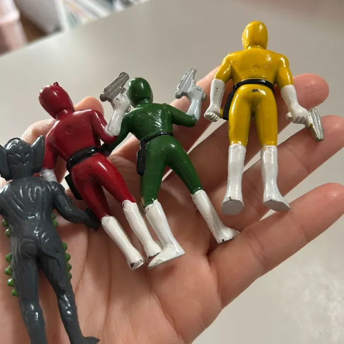 Lot figurines bootleg bioman power rangers vintage - photo numéro 7