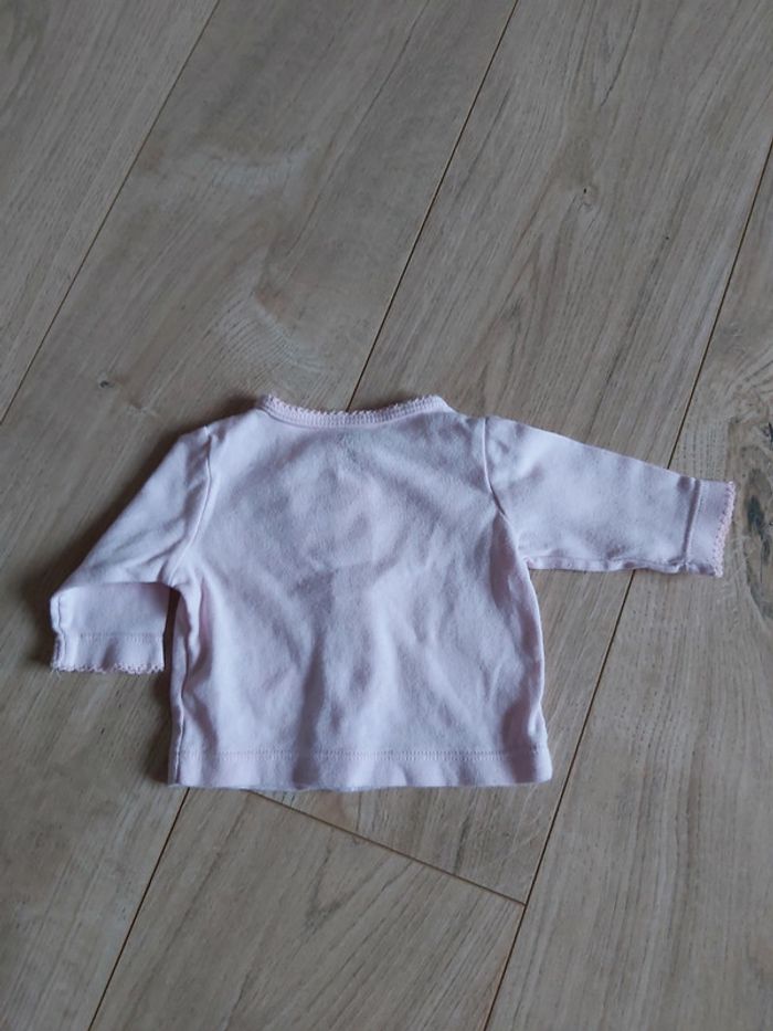 Gilet fille manches longues 3 mois en très bon état (78) - photo numéro 4