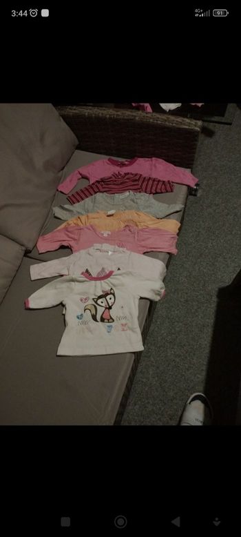 7 t-shirts bébé fille