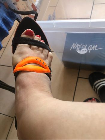 Magnifiques Mules orange