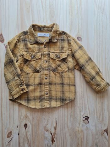 Chemise velours Zara 18/24 mois