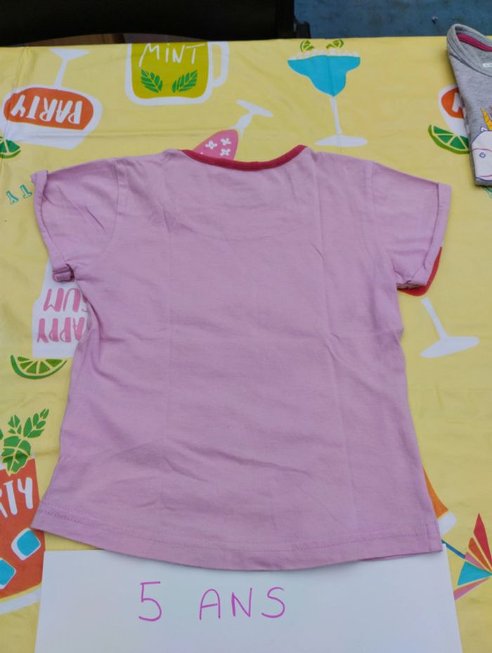 Tee-shirt manches courtes 5 ans fille Disney Sofia - photo numéro 5