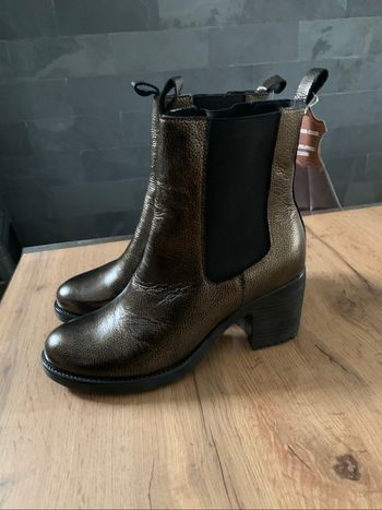 Bottines en cuir - pointure 40