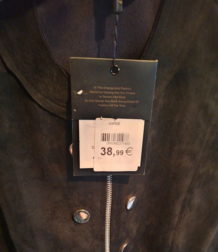 Sublime! Élégante robe en peau de pêche taille 36 neuve - photo numéro 3