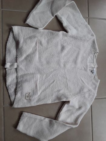 Pull ecru fille 10 ans ABSORBA TBE
