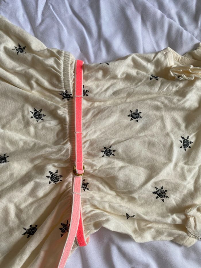 Robe motif soleil avec ceinture 3 ans - photo numéro 5