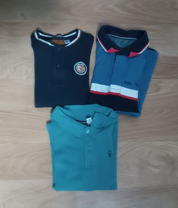 Lot de 3 polos Okaïdi 8 ans