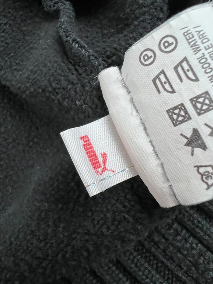Veste Puma Noire Coton Logo Brodé Taille XXL - photo numéro 16