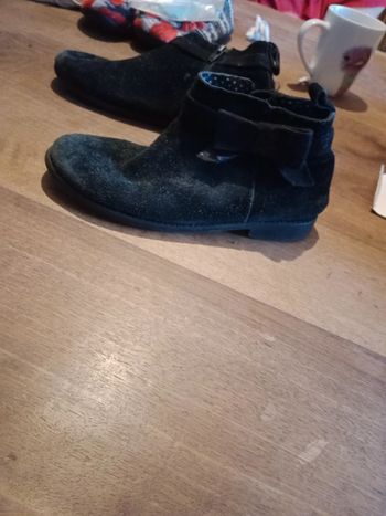 Bottine fille noir 33