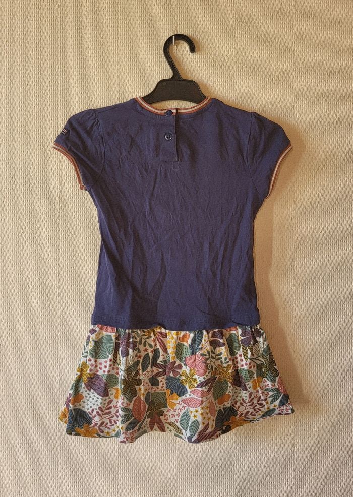 Robe manches courtes bleu marine - photo numéro 2