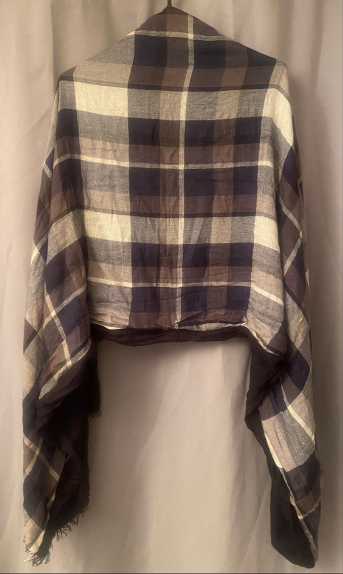 Écharpe double »Jules »à carreaux - photo numéro 2