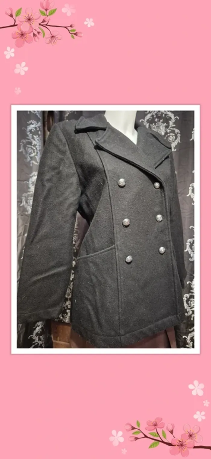 🖤 Caban femme en laine 🖤
