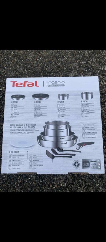 Batterie Tefal inox