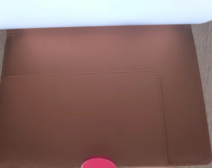 Un agenda business coach en cuir rouge - photo numéro 3