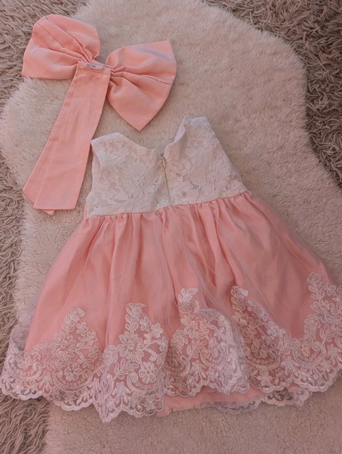 Robe cérémonie 18 mois rose - photo numéro 5
