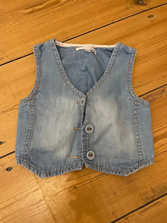 Boléro en jean 3 mois