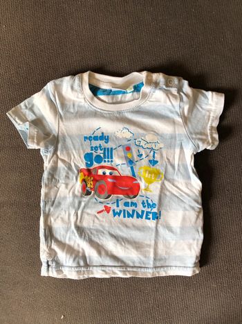 Tee shirt cars 12 mois