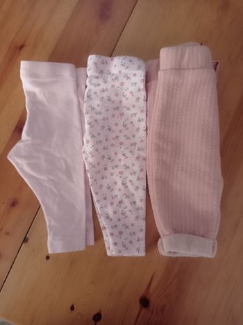 3 pantalons de 1 mois